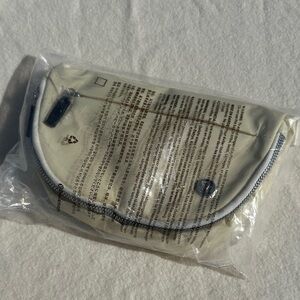 Lululemon All Night Festival Bag Micro 2L cream color